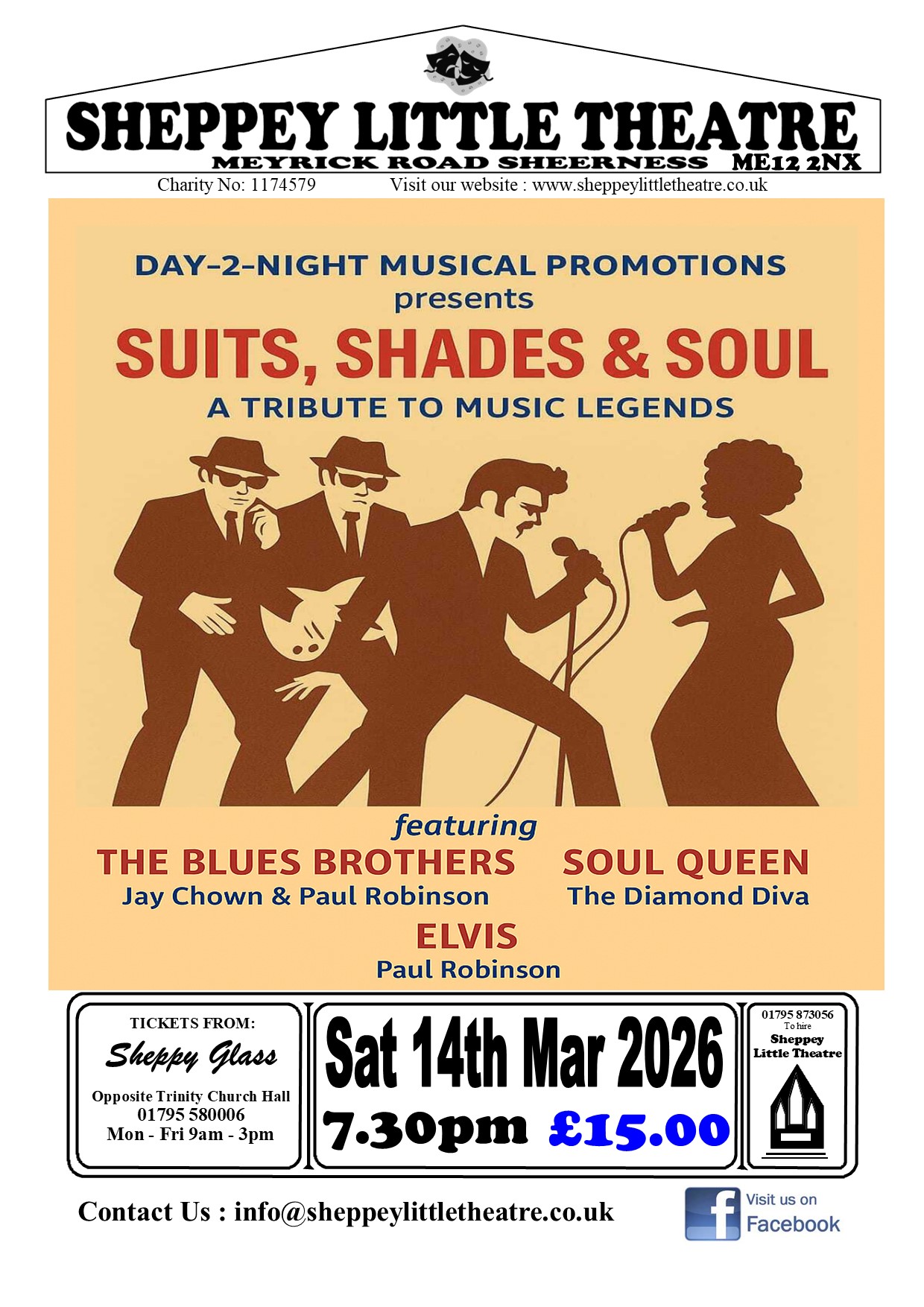 Suits Shades and Soul at Sheppey Little Theatre March 2026