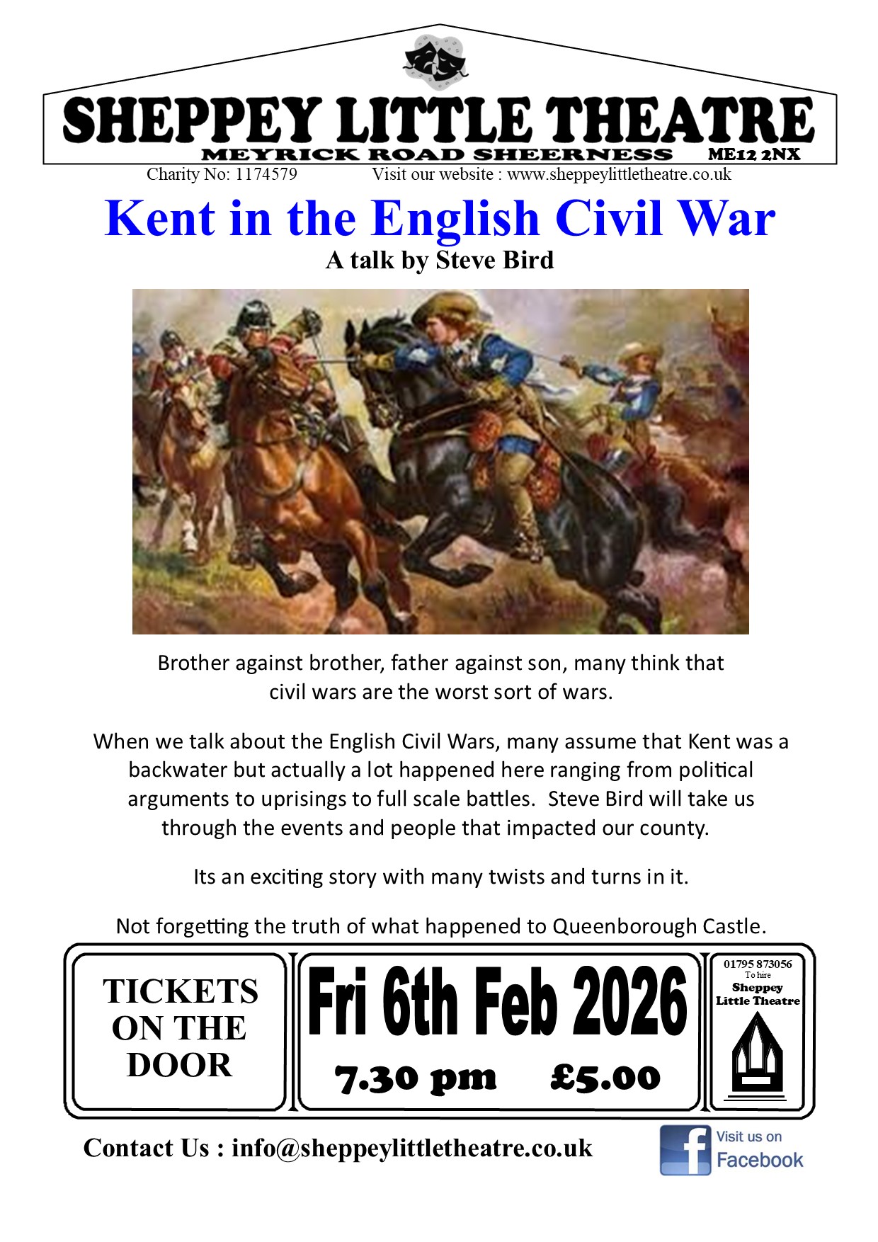 Sheppey Little Theatre Poster Talk 6 Feb 2026