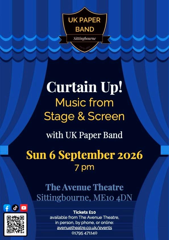 Curtain Up! Music from Stage & Screen with UK Paper Band
