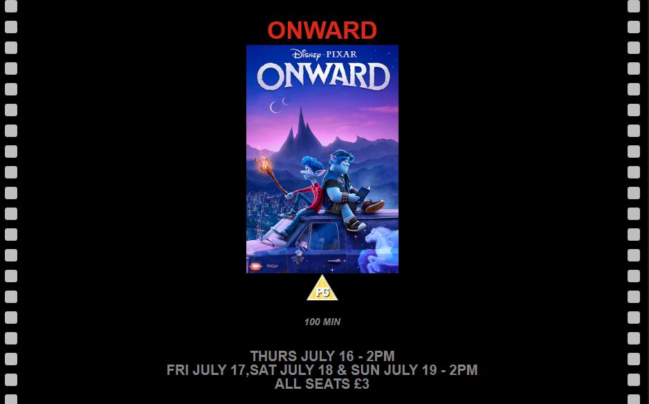 Onward at the New Century Cinema