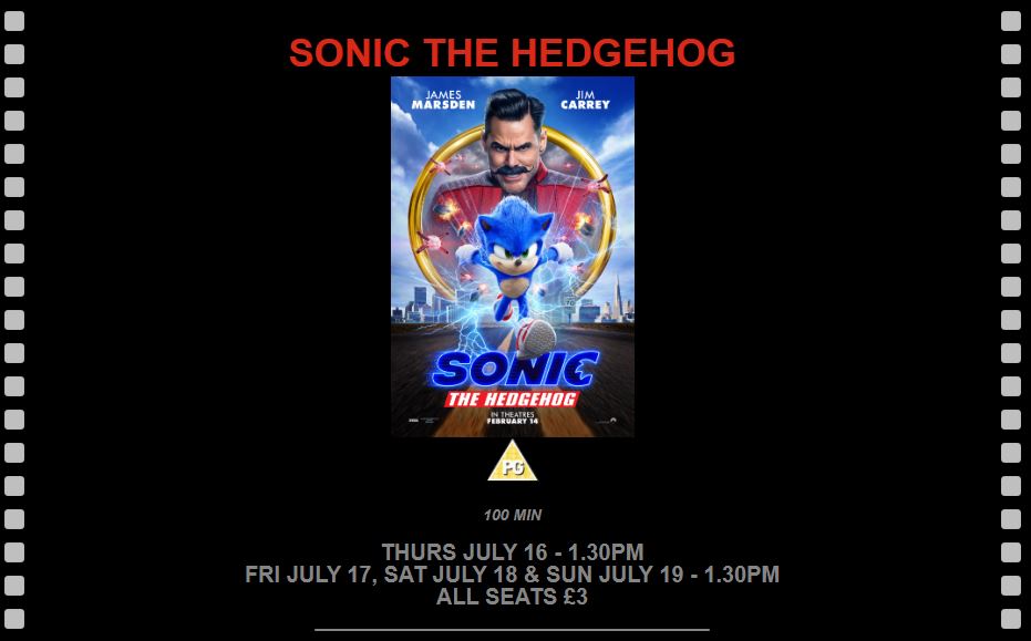 Sonic the Hedgehog at New Century Cinema