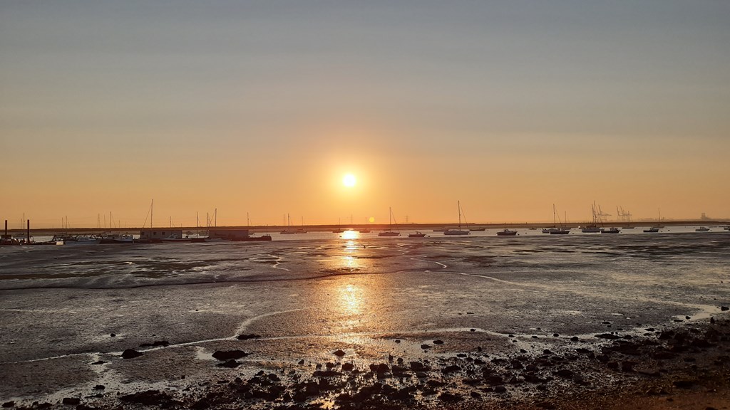 Queenborough Sunset Martin Goodhew