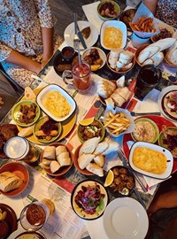 Table Of Food At Setando