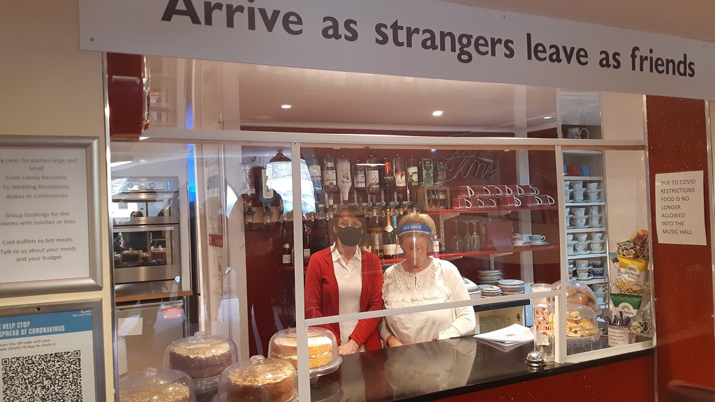 Tea Room Welcome at The Criterion Blue Town