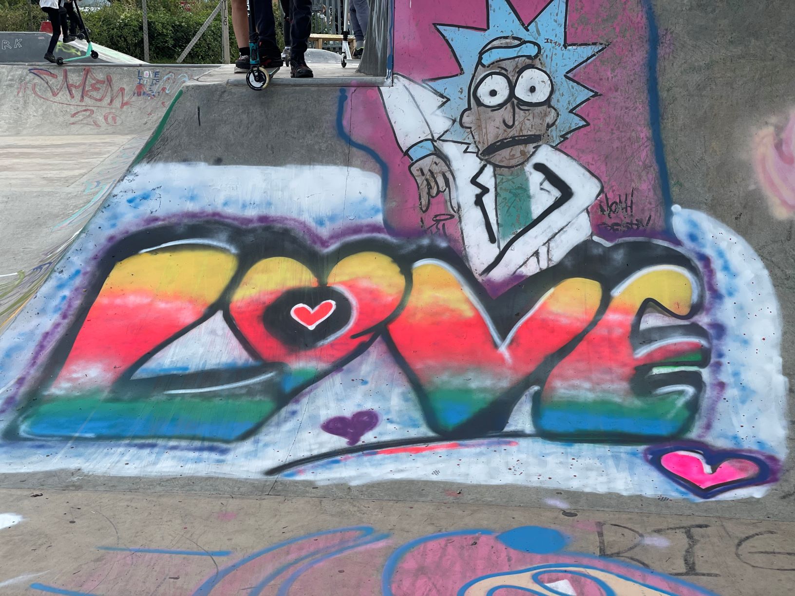 Skate Park Area Resized SMSP Image Painted