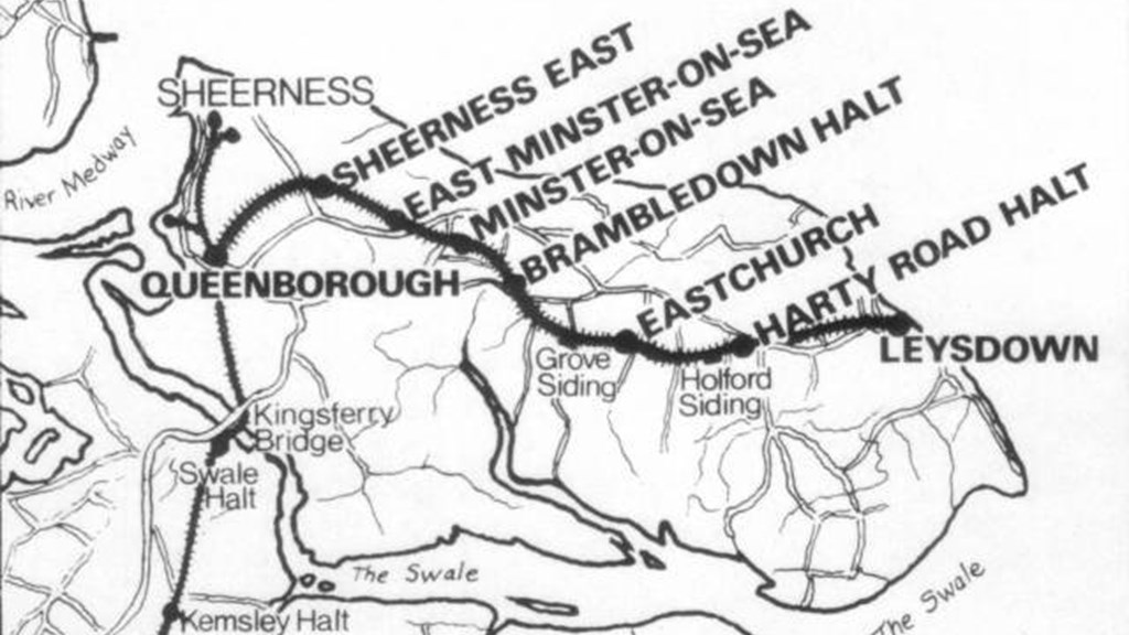 Sheppey Light Railway Map