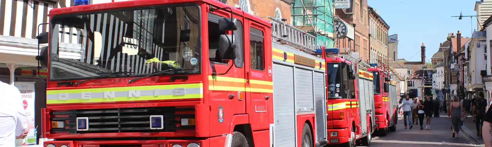 FOT22 Fire Engines In Preston Street